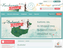 Tablet Screenshot of kecskemeti-eskuvo.hu
